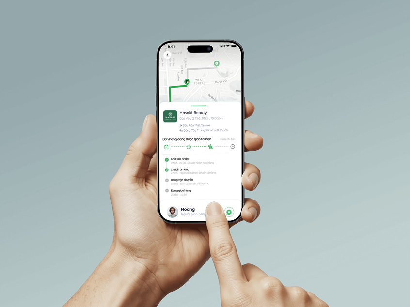 ELOGI mobile shopping banner mockup